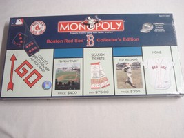 Monopoly Boston Red Sox Collector&#39;s Edition New Sealed in Plastic 2000 U... - £14.21 GBP