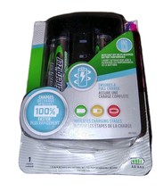 New Energizer Recharge Pro Charger AAA AA With 4 AA Batteries (Box Torn) - $8.91