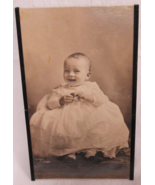 CYKO Ansco B &amp; W Real Photo Postcard 1911 Dress Baby Boy Portrait RPPC - $55.93 MXN