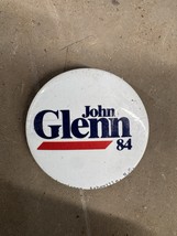 John Glenn Political 1984 Presidential Election Pin Button NASA Astronau... - $110.18 MXN