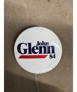 John Glenn Political 1984 Presidential Election Pin Button NASA Astronau... - $110.18 MXN