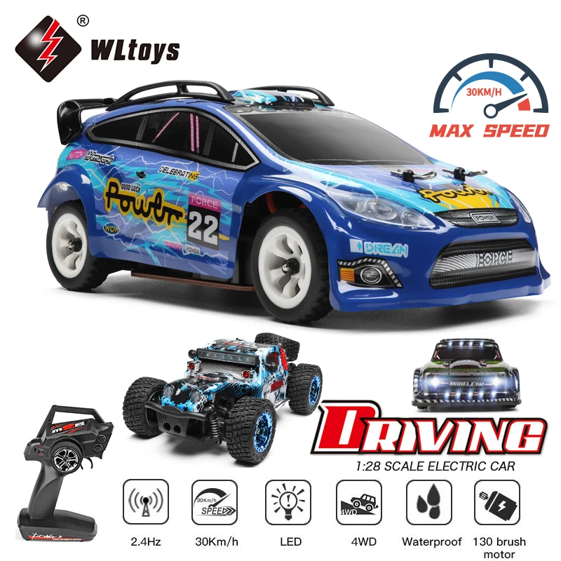 WLtoys 1:28 284010 284161 2.4G Racing Mini RC Car 30KM/H 4WD Electric High Speed - £65.45 GBP+