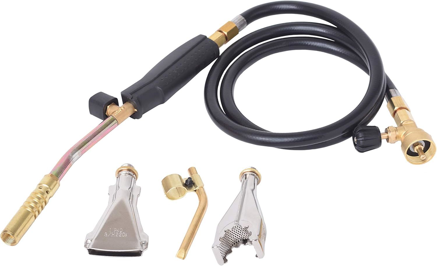 Flame King Propane Gas Torch 6,000 Btu Kit W/ 3 Burners For, And Repairs - $43.99