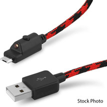 Verizon MICBRCABBLK Micbrcab Parent, Noir/Rouge - $7.90