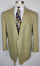 Brooks Brothers Tan Gray Glen Plaid Wool Sport Coat Jacket Surgeons Cuff... - £58.25 GBP