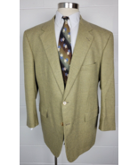 Brooks Brothers Tan Gray Glen Plaid Wool Sport Coat Jacket Surgeons Cuff... - £58.42 GBP
