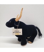Vintage 1985 North American Bear Co. Stock Bearoker Black Longhorn Bull ... - $461.48 MXN