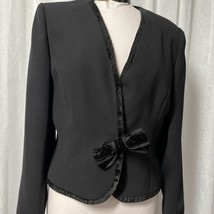 Christian Kent vintage Women&#39;s Blazer Black Size 12 - $23.76