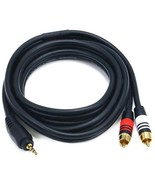 3.5mm Stereo Male to 2 RCA L/R Male 6 ft 22AWG Audio Patch Cable MONOPRI... - $740.92 MXN