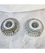 2x Lincoln D5LA1A097AA 1975-1980 Continental Town Car Chrome Hubcaps w E... - $73.14 CAD