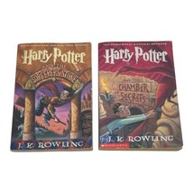 J.K Rowling Harry Potter Paperback LOT OF 2 Books - Sorcerer&#39;s (1) &amp; Cha... - £10.30 GBP