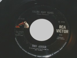 Eddy Arnold Calling Mary Names Misty Blue 45 Rpm Record Vinyl RCA Label - £9.47 GBP