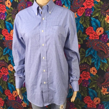 Men's Lauren By Ralph Lauren Shirt Size 15 34/35 Slim Fit Long Sleeve Pocket - $35.00