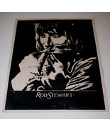 Rod Stewart Black Light Poster Vintage 1960&#39;s 70&#39;s Origin Unknown - $3,117.67 MXN