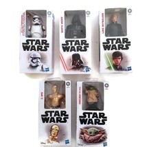 Star Wars 6&quot; Figures Lot of 5 Vader C-3PO The Child Luke Skywalker Stormtrooper - £13.19 GBP