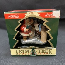 NEW Coca-Cola Santa Claus Chimney Mantle Christmas Ornament KG  Xmas Bottle - £11.68 GBP