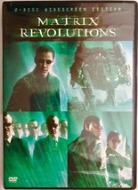 The Matrix Revolutions DVD 2-Disc Set Widescreen Kianu Reeves Laurence Fishburne - £3.94 GBP