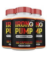 Iron Pump Pills for Man, Iron Pump ed Capsules  Strength for Men (3 Pack) - $36.62
