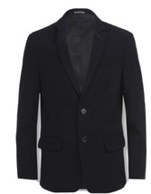 Calvin Klein Infinity Stretch Black 95% Wool Separates Jacket 38R $450 New - $89.09