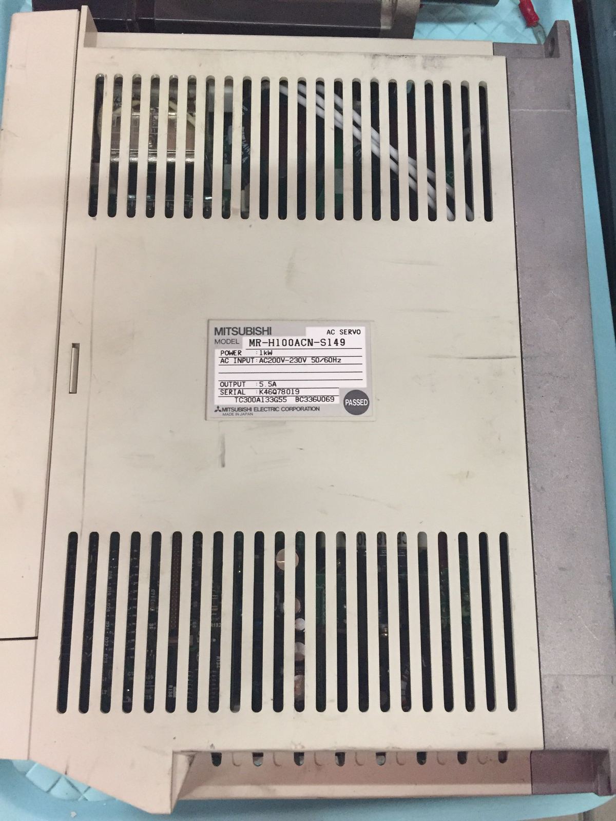 Used Mitsubishi MR-H100ACN-S149 MR-H Series 200v-230V AC - $179.00