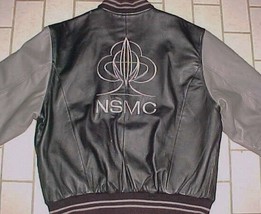 National Street Machine Club Life Member Mens Black Full Zipper Leather ... - $14.85