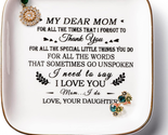 Mother&#39;s Day Gifts for Mom from Daughter Ceramic Ring Dish for Mom- My D... - $24.68