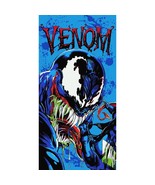 Marvel Venom Beach Towel 27in x 54 in (69cm x 17cm) - £13.25 GBP
