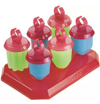 Tovolo Jewel Ring Ice Pop Molds, Fun Cool Treats 1.25 Ounce Popsicles Set of 6 - £11.98 GBP