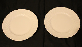 Richard Ginori White Ancona Set of 2 Salad Dessert Side Plates 21cm 8 1/... - $50.65