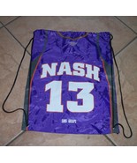 back pack drawstring pouch  steve nash # 13 Phoenix suns puple white new - $971.01 MXN