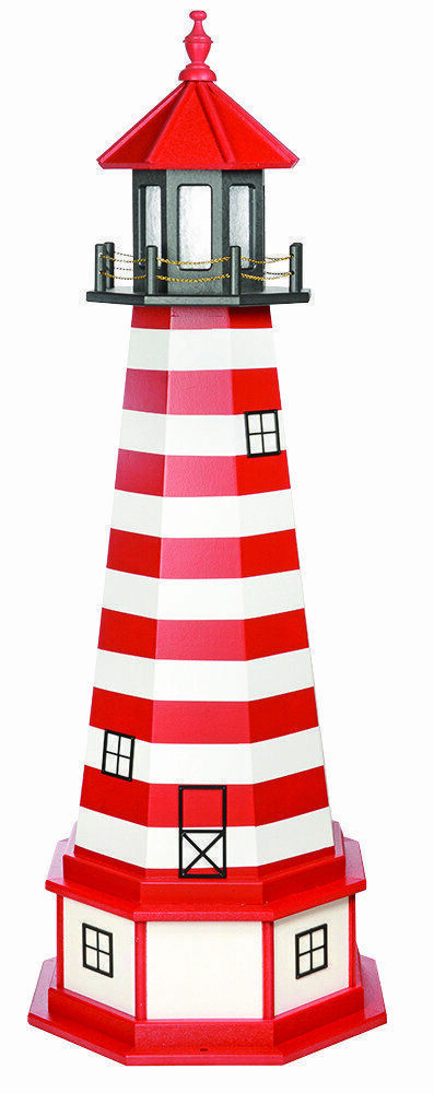 WEST QUODDY HEAD LIGHTHOUSE - Lubec Maine Working Replica AMISH USA HAND... - $316.99+