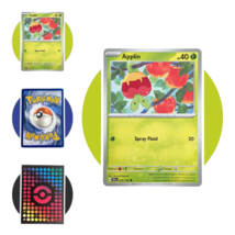 Stellar Crown Pokemon Card (A07): Applin 012/142 - $4.90