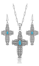 Montana Silversmith Royal Western Cross Jewelry Set - In Stock - £66.84 GBP