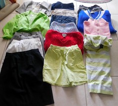 Ladies Womens Lot 16 Dresses-Sweaters-Pants-Skirts See Desc. Sz 7-8-M - £19.71 GBP