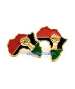 Africa Post Style Pierced Post Earrings Power Fist Or Gye Nyame - $13.99