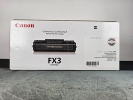NEW SEALED GENUINE Canon FX3 Black Toner Cartridge FX-3 1557A002BA - £23.23 GBP