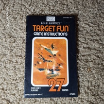 Atari 2600 Target Fun game manual in excellent condition  - $7.02 CAD
