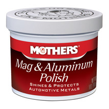 Mag and Aluminum Polish for Wheels, Trim, Stainless and Brass 5 oz MOTHERS - £7.02 GBP