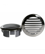 RV Marine Boat 3.5&quot; 89mm 4.5&quot; 114mm 316 Stainless Steel Curved Clad Airf... - $59.08 CAD