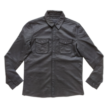 John Varvatos Star USA Leather Shirt jacket  FREE WORLDWIDE SHIPPING - $321.75