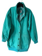 VINTAGE 80’S BE IN THE CURRENT SEEN TURQUOISE WOMENS JACKET ONE SIZE NEW... - $31.18