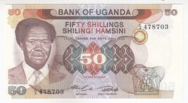 Uganda, 50 CHELINES, 1986, P20, UNC - $11.50
