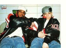 Kris Kross teen magazine pinup clipping rap hats on older Bop Teen Beat - $3.50