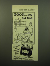 1950 Sunshine Cheez-it Crackers Advertisement - cartoon by George Price - $18.49