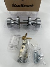 Kwikset 740PSKRDT  Keyed Entry Nob Set  Satin Nickel, - $18.52