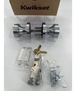Kwikset 740PSKRDT  Keyed Entry Nob Set  Satin Nickel, - $352.61 MXN