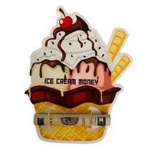 ICE CREAM FUDGE COVERED MONEY CARD HOLDER - FREE US SHIPPING - £3.82 GBP