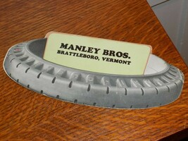 Vintage Manley Bros. Brattleboro, Vermont Tire Advertising Ink Blotter - $221.44 MXN
