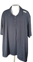 Hi-Tec Men&#39;s Collared Shirt Activewear Golf Pull-over Gray Short Sleeve ... - $7.69