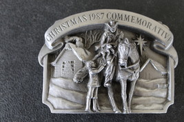 1987 Christmas Commemorative belt buckle- NEW - £27.48 GBP